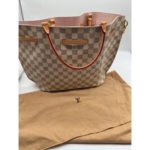 Authentic Louis Vuitton Girolatta Damier Azur Shoulder Bag